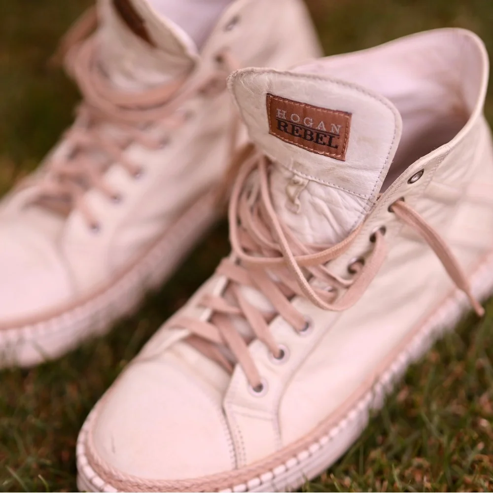 Hogan Leather High Tops - Picture 2 of 14